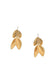 Leaves Dangle Post Earrings