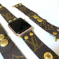 Upcycle Louis Vuitton Apple Watch Band