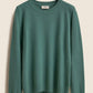 Soft Viscose Blend Crewneck Knit Pullover