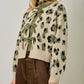 Front Bow Tied Leopard Cardigan