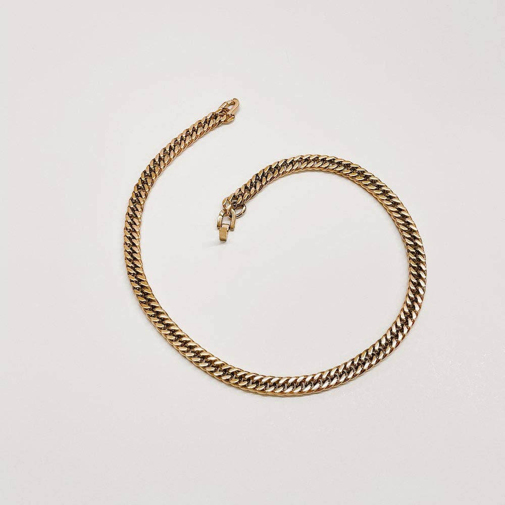 Carson Cuban Chain Necklace - WATERPROOF