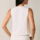 V Neck Button Up Top