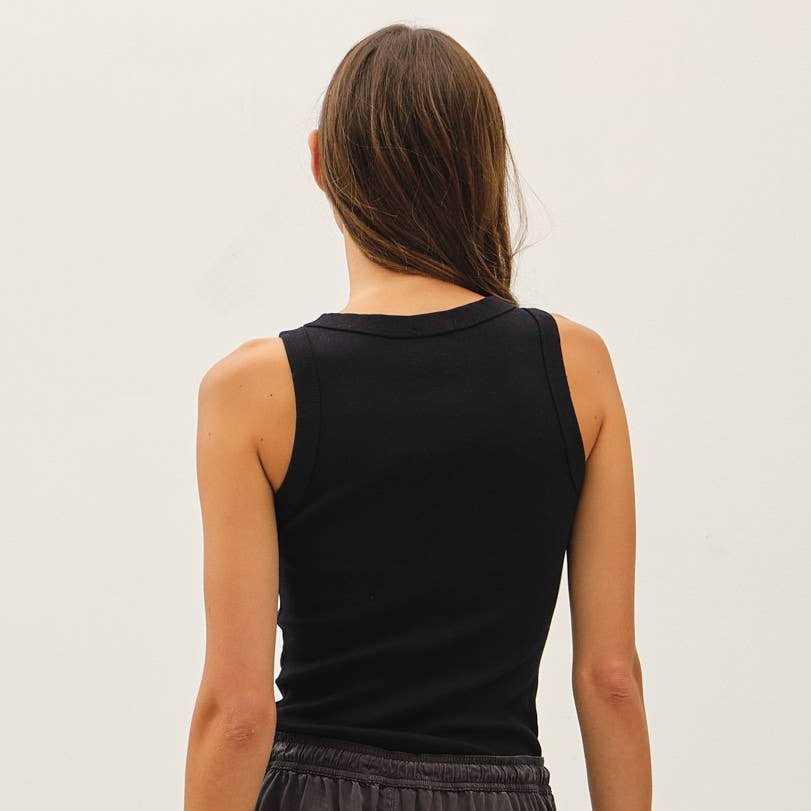 Cotton Round Neck Tank