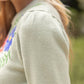 Floral Embroidered Long Sleeve Sweater