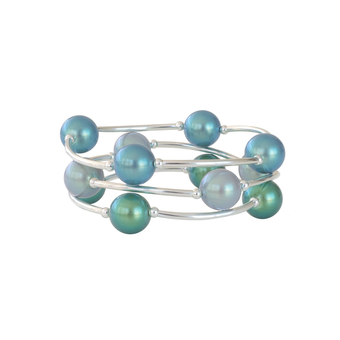 12mm Shimmer Gray Pearl Blessing Bracelet