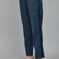 Contrast Satin Trim Detail Lounge Pants