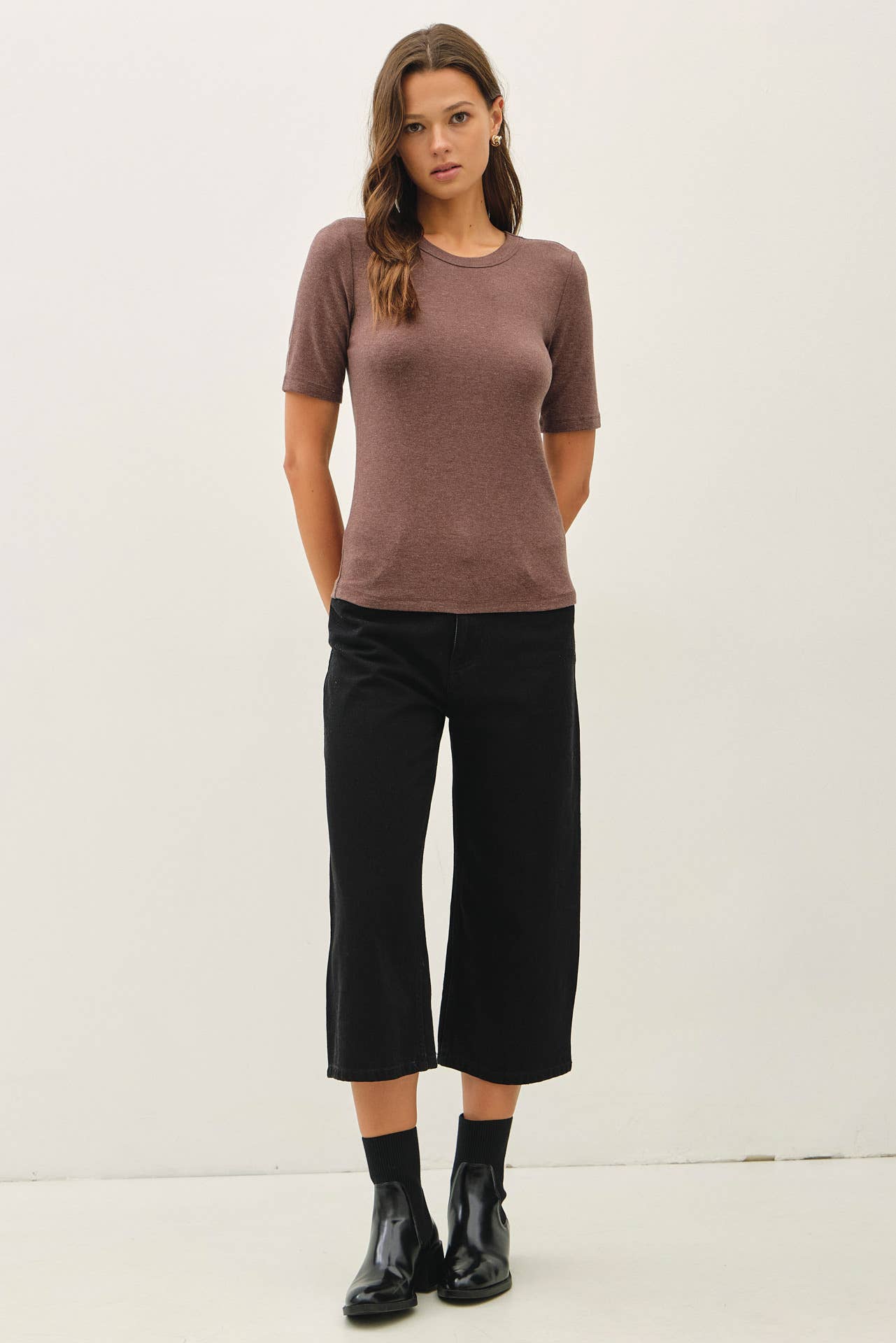 Ultra Soft Basic Short Sleeve Top