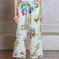 Floral Printed Wide Leg Pants