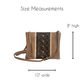 Caroline Crossbody Bag in Mocha Mousse Leather | Upcycled LV
