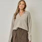 Diamond Textured Mohair Pullover