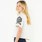 Collared Button Up Embroidery Top