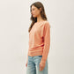 Dolman Sleeve Fine Gauge Boatneck Sweater