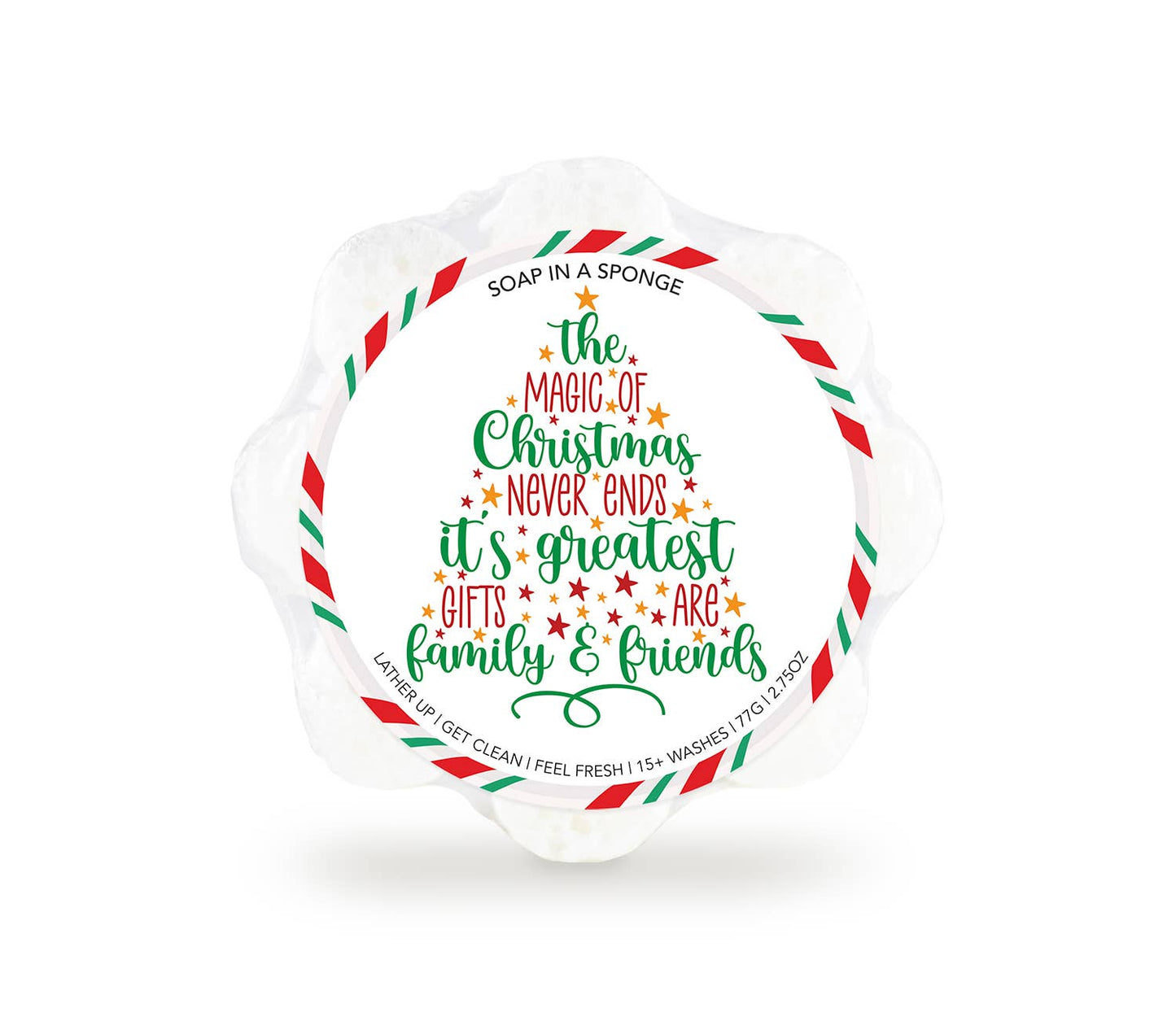 THE MAGIC OF CHRISTMAS Shower Sponge | Seaside