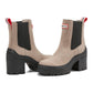 Miana 100% Waterproof Suede Heeled Bootie