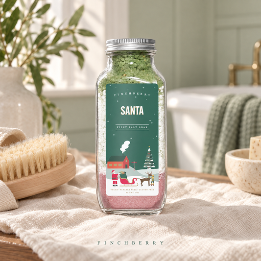 Santa Soothing Holiday Fizzy Salt Soak