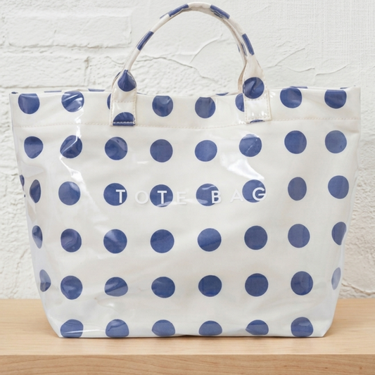 Blue Polka Dot TOTE BAG