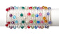 8mm Diamond Swarovski Crystal Blessing Bracelet - April