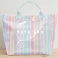 Pastel Striped TOTE BAG