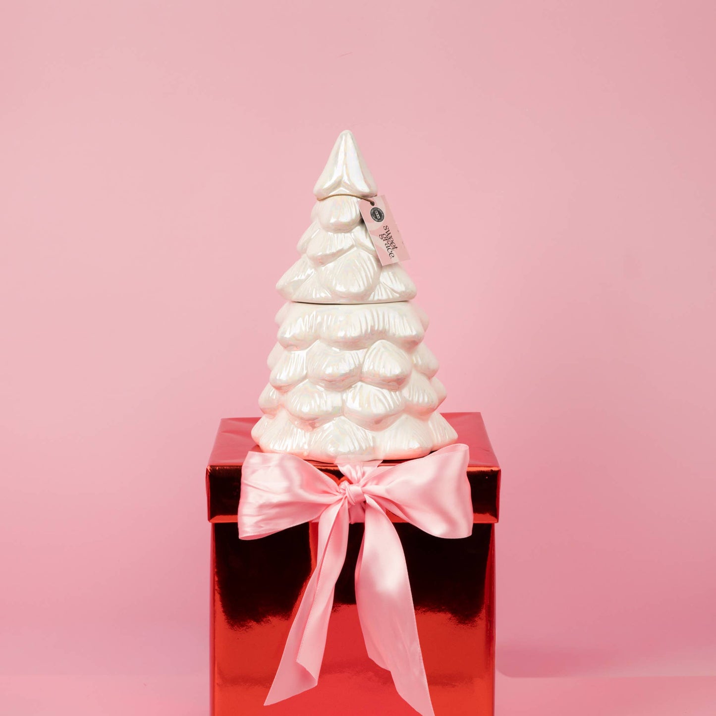 Sweet Grace Holiday Tree Candle