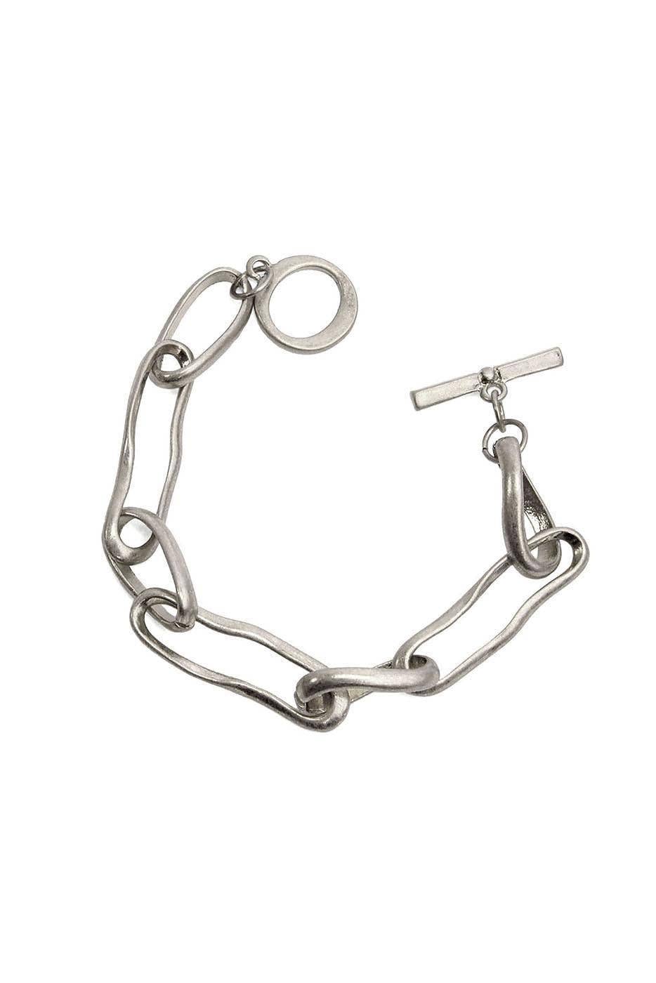 Hammered Link Bracelet