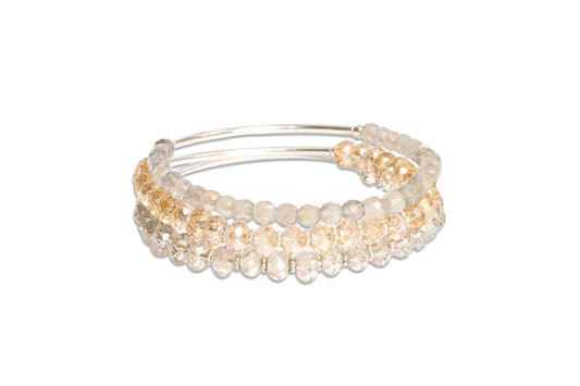 Sorriso Bracelet in Golden Shadow Swarovski Crystal