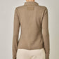 High Neck Striped Henley Top