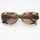 Frankie Acetate Cat Eye Sunglasses : Brown Pearl
