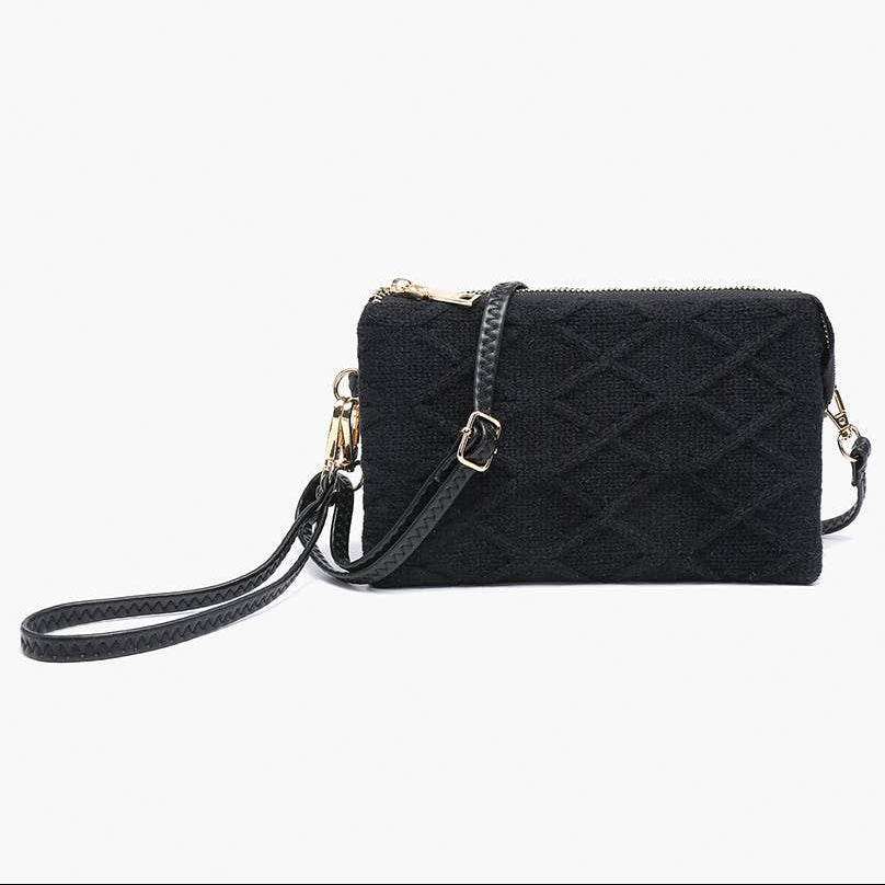 Riley Sweater 3 Compartment Crossbody/Wristlet