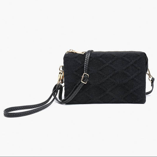 Riley Sweater 3 Compartment Crossbody/Wristlet