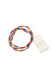 3 Row Glass Beads Bracelet in Rock Candy