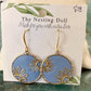 Gold Floral Drop Earrings