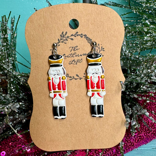 Nutcracker Hand Painted Earrings