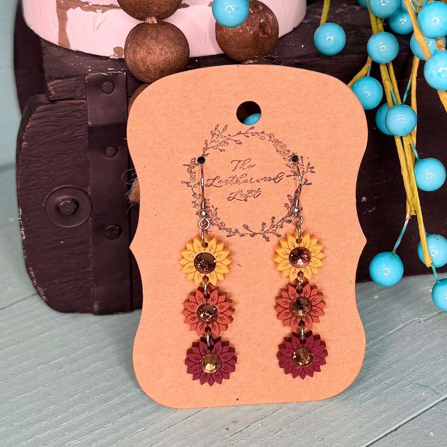 TLL Sunflower Delight Triple Dangle