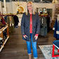 Zip Front Quilted Coat w/ Cinched Waist