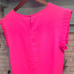 Rose Pink Pleated Blouse