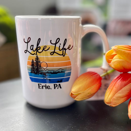 Lake Life Erie, PA Mug