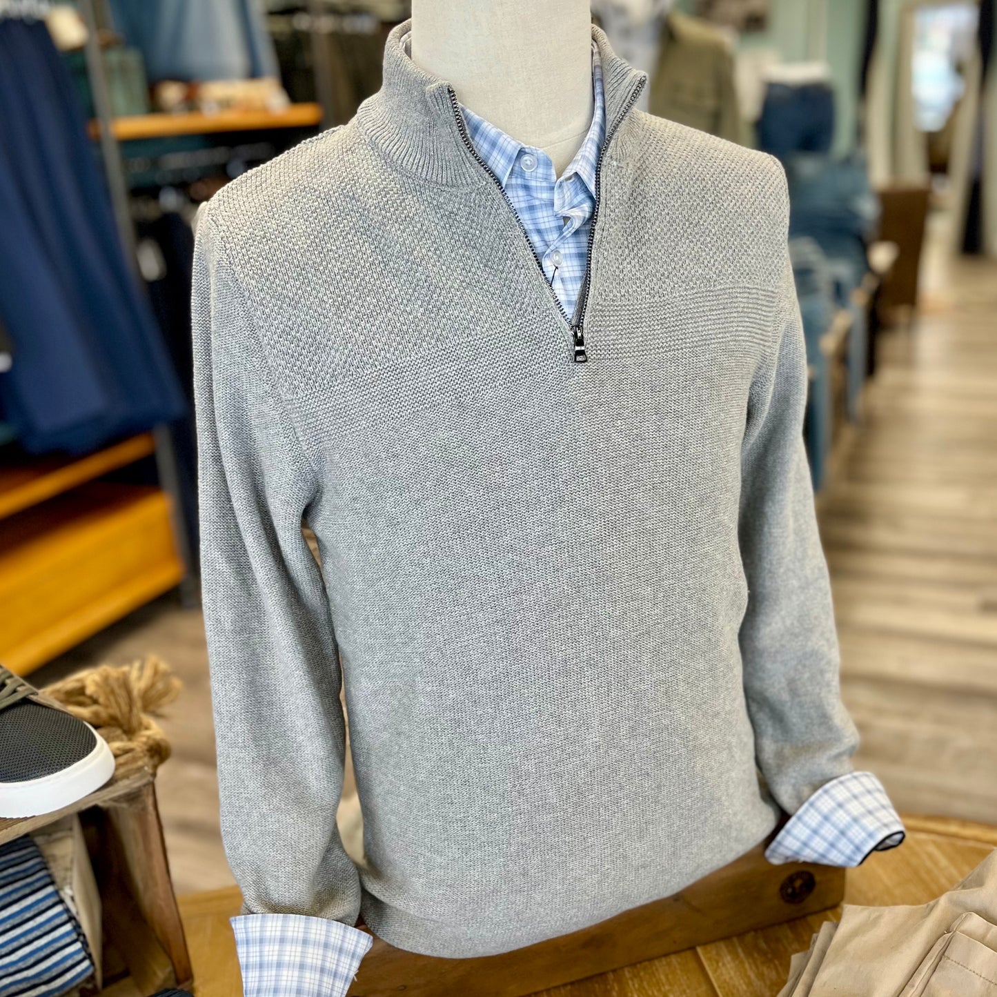 Men's- Henryville 1/4 Zip Pullover Sweater
