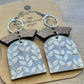 Pale Blue Large Dangle Earrings