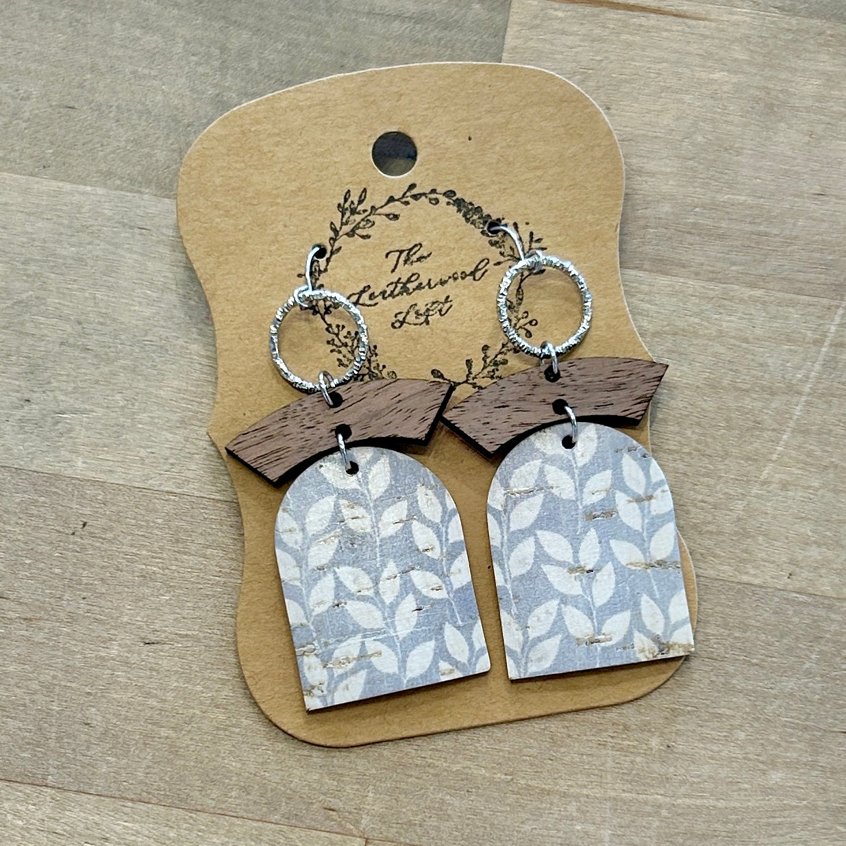 Pale Blue Large Dangle Earrings