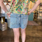 Ivy Patch Pocket Denim Shorts