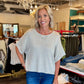 Lurex Sparkle Sweater Top