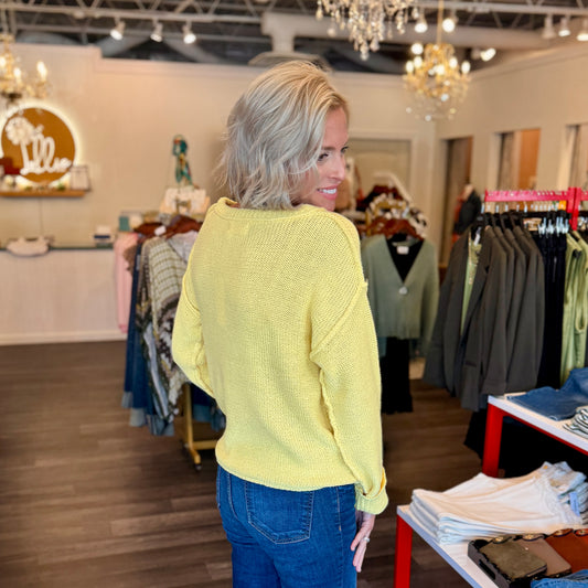 Exposed Seam Sweater