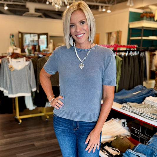 Leyla Short Sleeve Sweater