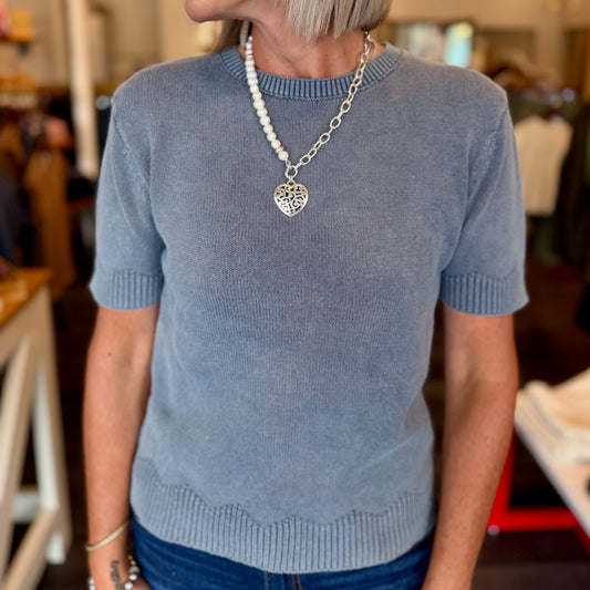 Leyla Short Sleeve Sweater