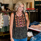 Aztec Embroidered Leo Tank