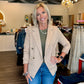 Double Breasted Knit blazer