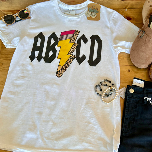 AB/CD Teacher Tee