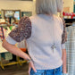 Sequin Puff Sleeve Sweater