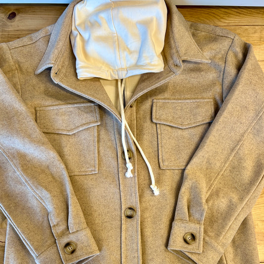 Twofer Hoodie Coat