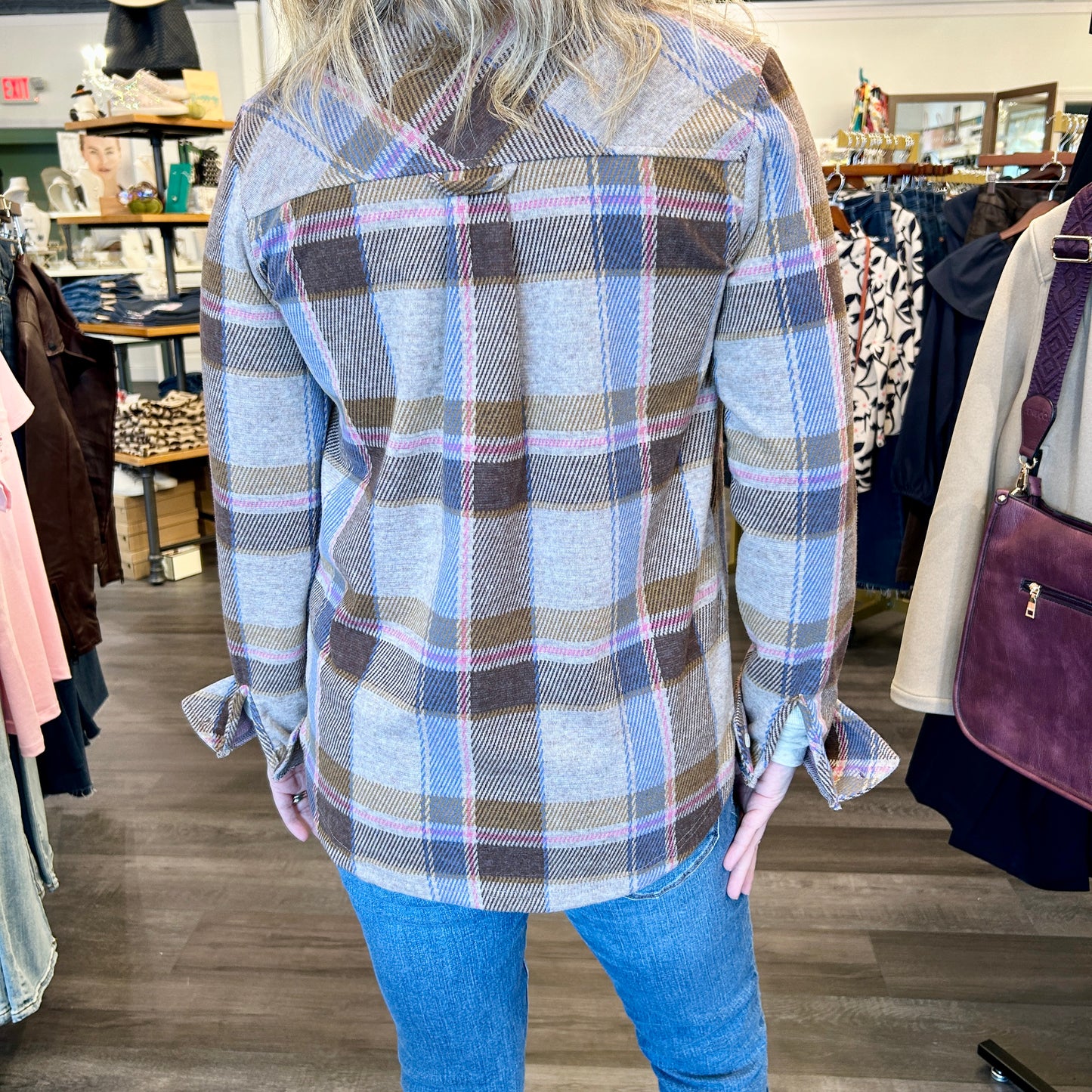 Cassian Brushed Flannel Shacket